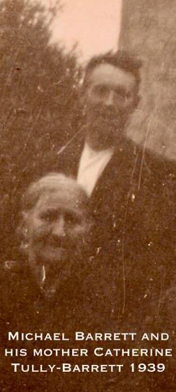 Michael Barrett and his mother Catherine Tully-Barrett, 1939.